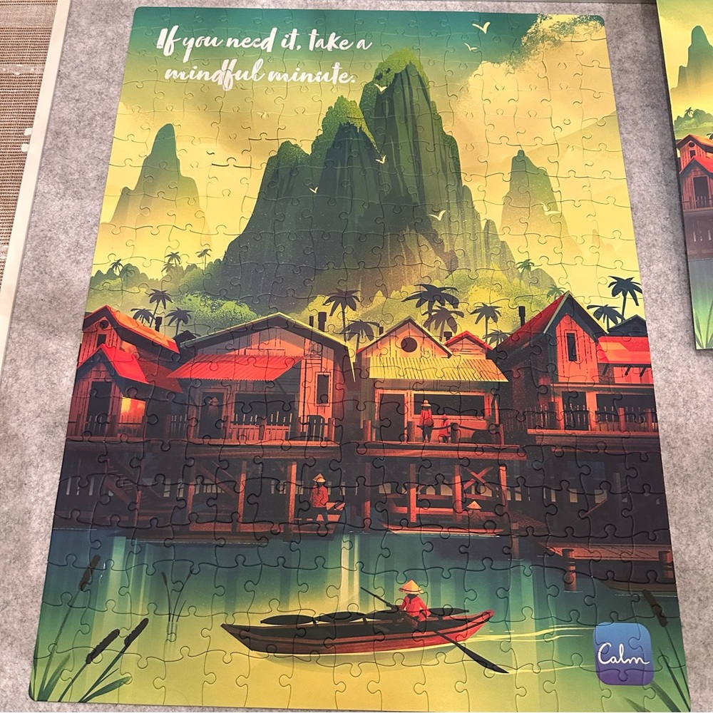 Verified - All Pieces - Scenic Puzzle by Calm. 300 pcs